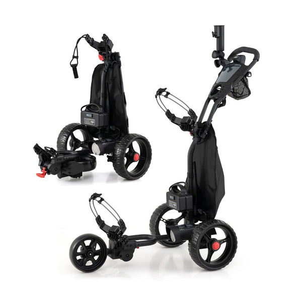 3 Wheel Golf Bag Cart with Adjustable Handle and 9 Speed Settings