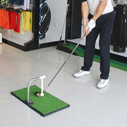 Adjustable Golf Swing Trainer — Indoor Hitting & Practice System