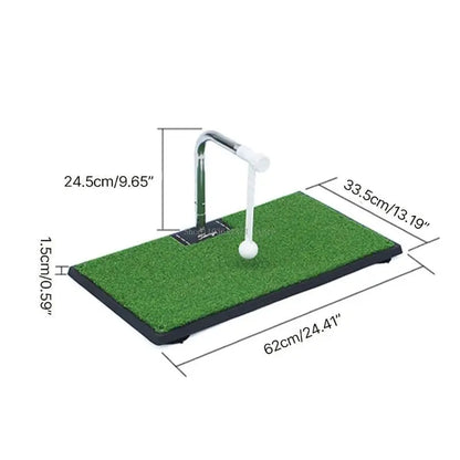 Adjustable Golf Swing Trainer — Indoor Hitting & Practice System