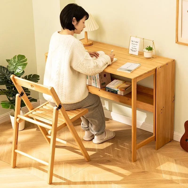 Foldable Computer Desk Home Desktop Desk Simple Desk Bedroom Workbench Simple Learning Writing Desk